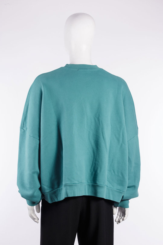 Sweatshirt OS Chavantino Hooligan Crewneck MUJSW011-064N-100 turquoise, Willy Chavarria
