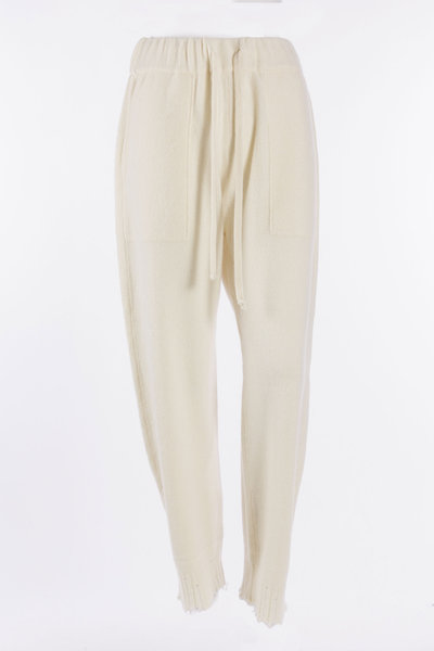 Hose UK7158 Ankle Pant off white, Uma Wang