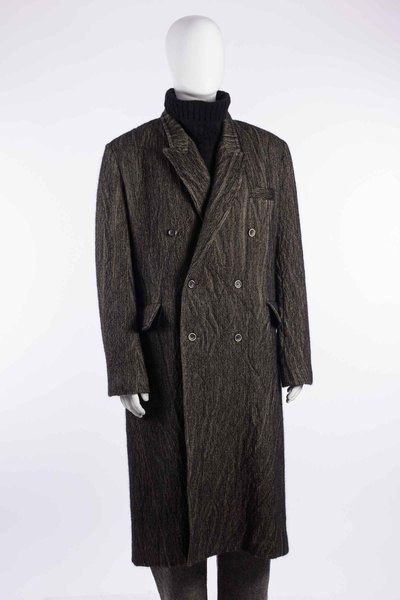 Mantel W6 M UM8501 Riccardo Coat Yucca D1 black/tan, Uma Wang