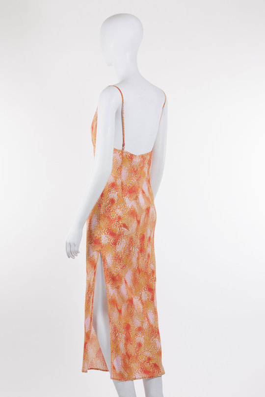 Kleid AW303 Solva multico orange, Iro