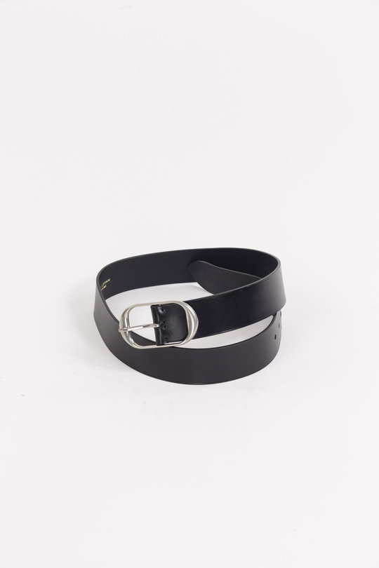 Gürtel B0001 L38 Nili Belt back/silver, Nili Lotan