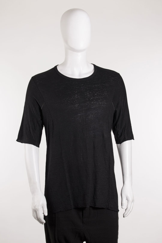 T-Shirt Loyal T noir black, 69 BY ISAAC SELLAM