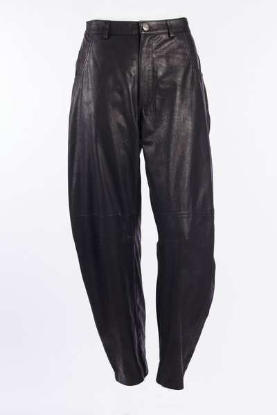 Lederhose GD27F2068VBRUSH black, Giorgio Brato