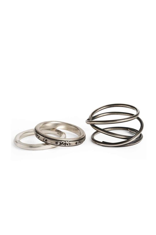 Ring M1192 3 Ring Combination Unity silver, Werkstatt Muenchen