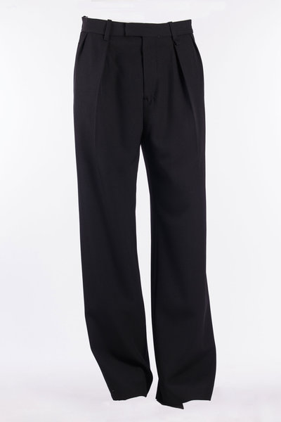 Hose Vestimenta Pleated Trouser MMWPA014-002N black, Willy Chavarria