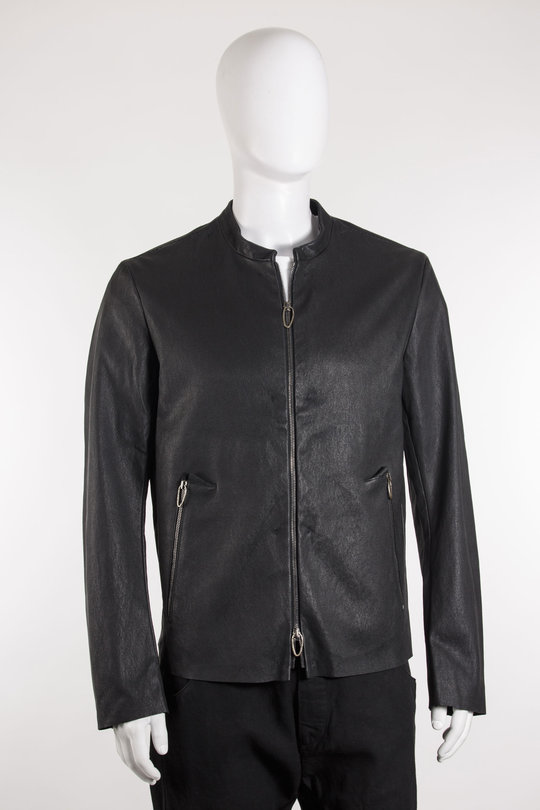Lederjacke Patos STGRP 864X69 black, Daniele Basta