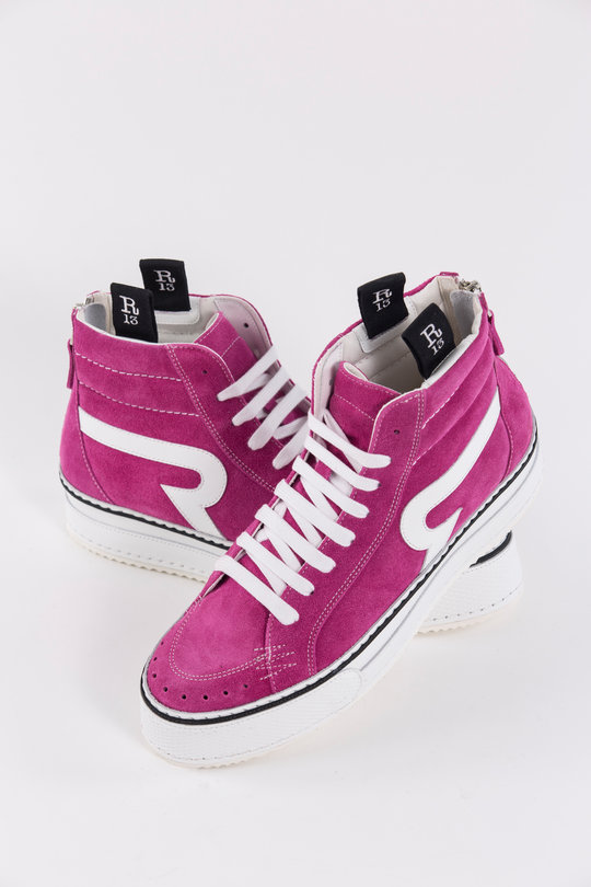 Sneaker bright pink sued R13WS034 pink, R 13