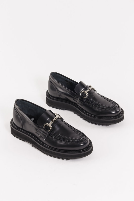 Schuh Ripple Loafer black, George Cox