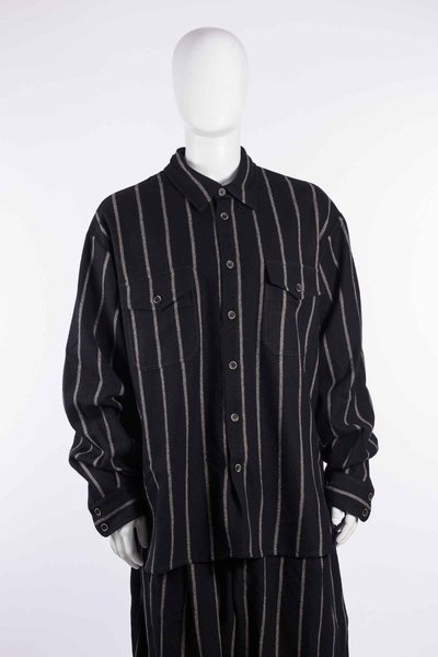 Hemd W6 M UM1506 Tavis Top Vento D9 black/grey, Uma Wang