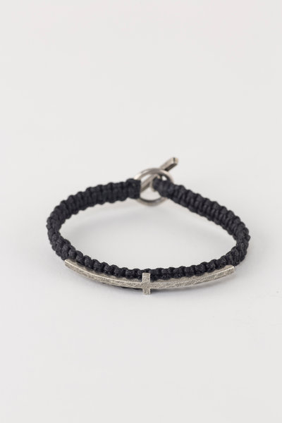 Armband Cross bar macrame bracelet, Tobias Wistisen