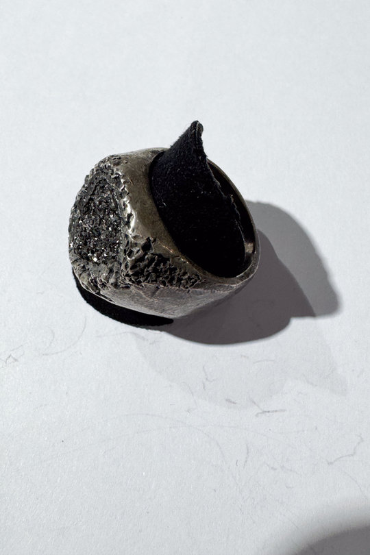 Ring Meteor Diamonds silver, Tobias Wistisen