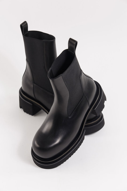 Schuhe RU01F2832 LOO Beatle Bogun black, Rick Owens