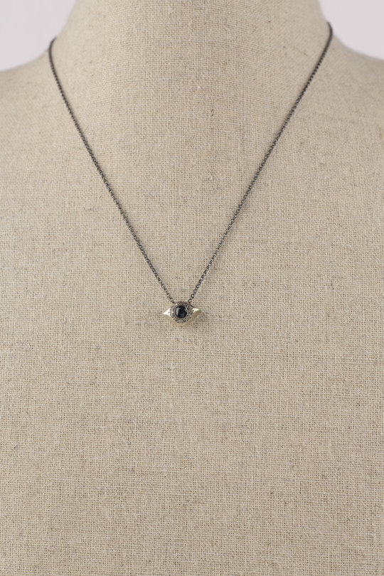 Kette Pe OJO DIA IG BLK SPL silver/black spinal, Rosa Maria Jewellery