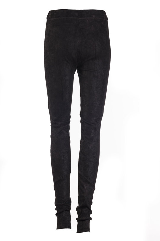 Hose Leder DL04CO black, Isabel Benenato