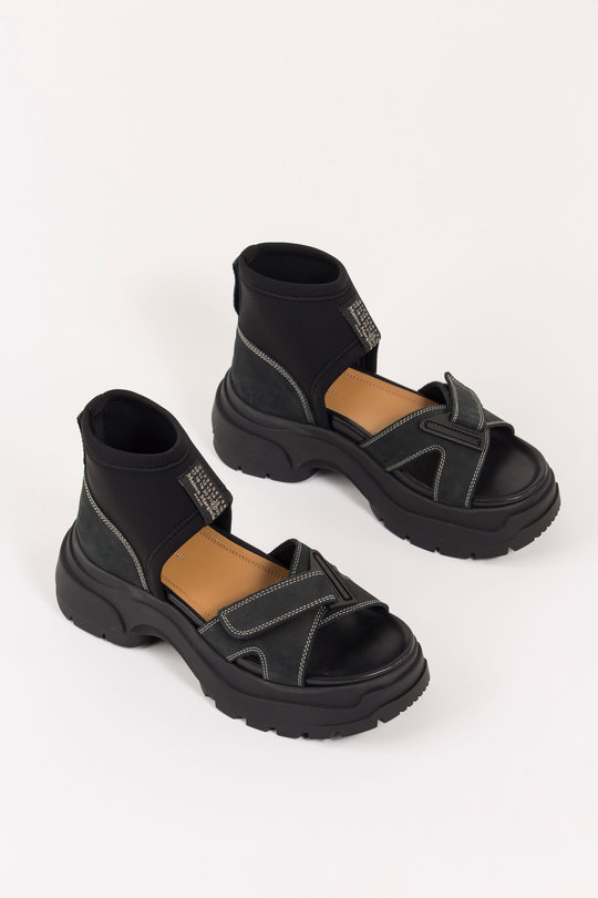 Sandale S58WP0254 black, MAISON MARGIELA