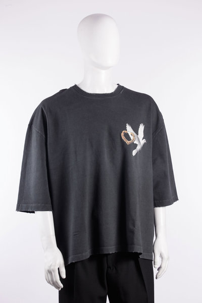 T-Shirt OSEl Moviemiento Buffalo Tee MUJTE010-0061N-011 black, Willy Chavarria