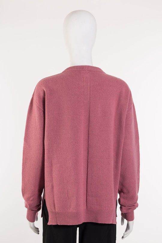 Pullover RP02D3679 Round Neck Thulian salmon, Rick Owens