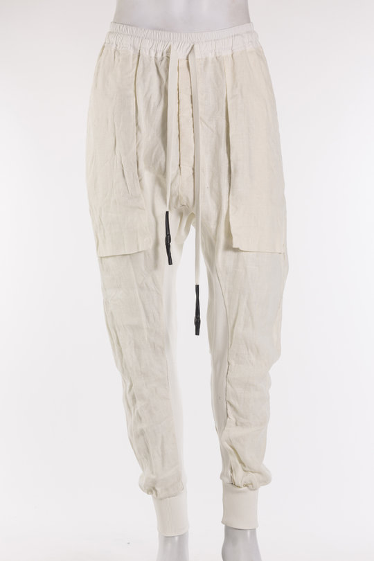 Hose Gussetpants Lightlin Blanc white, 69 BY ISAAC SELLAM