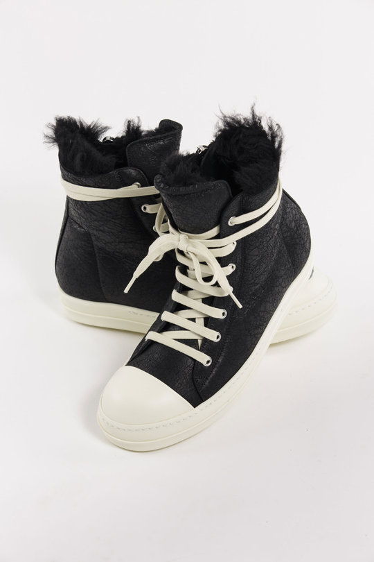 Sneaker RU02E1890 LSHC Sneakers black/fur, Rick Owens