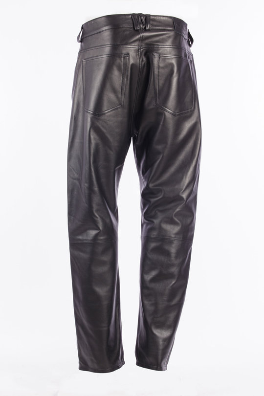Lederhose MMLPA019-036N-001-34 Leather Chente Pant black, Willy Chavarria