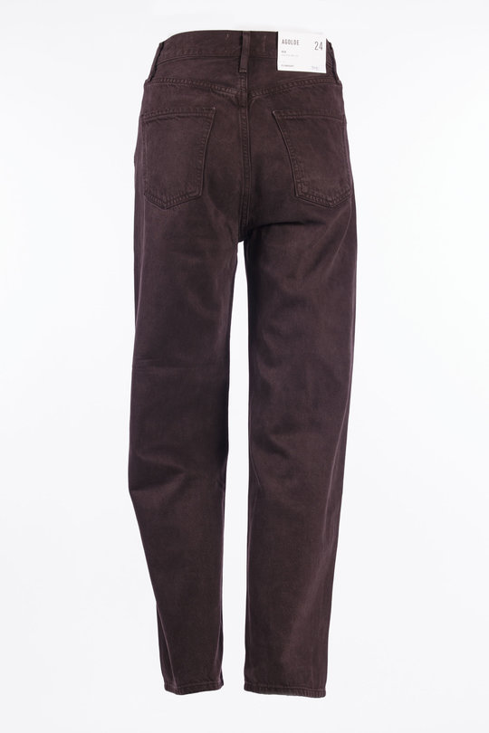 Jeans Ren High Rise Wide Leg bordeaux, Agolde
