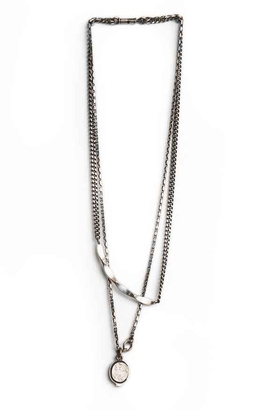 Kette M3019 Necklace Facets silver, Werkstatt Muenchen