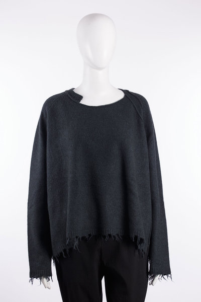 Pullover 226 153 07 02 petrol, RUNDHOLZ