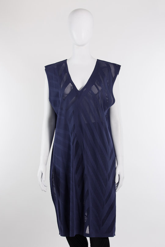 Kleid PP38-KH923 blue, Pleats Please  Issey Miyake
