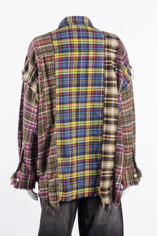 Hemd R13WR733 Spliced Drop Neck Shirt multi, R 13