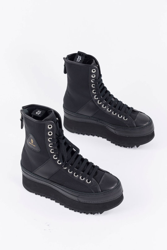 Schuhe Hightop Sneaker R13 black, R 13