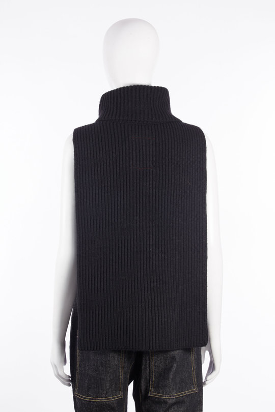 Weste Open Collar W6 W UK7148 black, Uma Wang