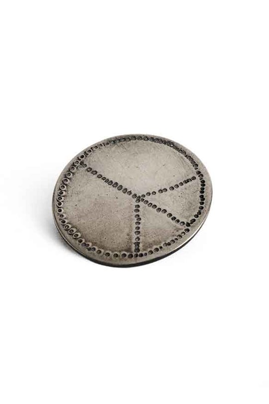 Pin M4315 Badge Peace silver, Werkstatt Muenchen