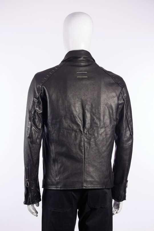 Lederjacke DB1147X56 Algol GRP black, Daniele Basta