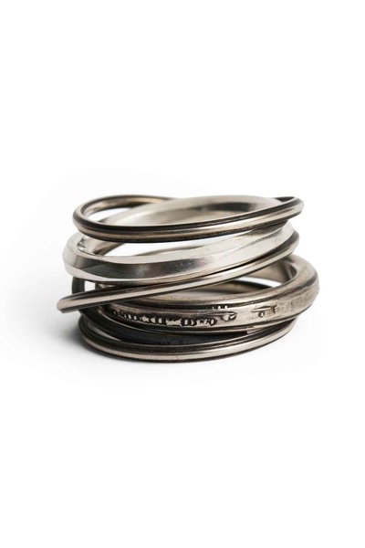 Ring M1192 3 Ring Combination Unity silver, Werkstatt Muenchen