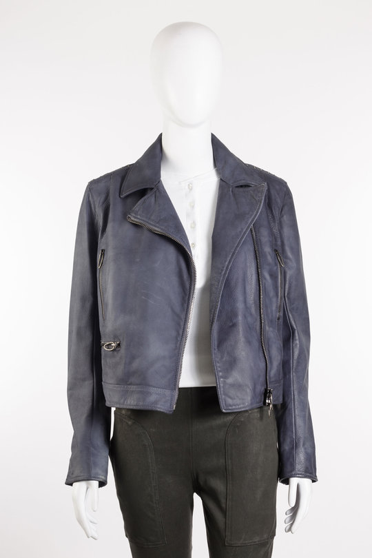 Lederjacke DB08949X59GR Kiss GR blue, Daniele Basta
