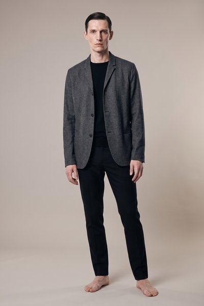 Sakko XY Axis Cut Casual Jacket darkgrey, Label Under Construction