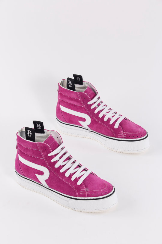 Sneaker bright pink sued R13WS034 pink, R 13