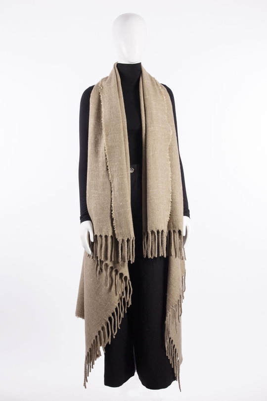 Weste WUA0259 Sciarpa tan, Uma Wang