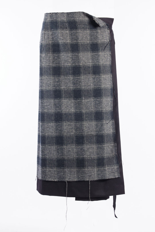 Rock Barrow FW26-0089-999 Long Wrap Skirt multi, Marina Yee