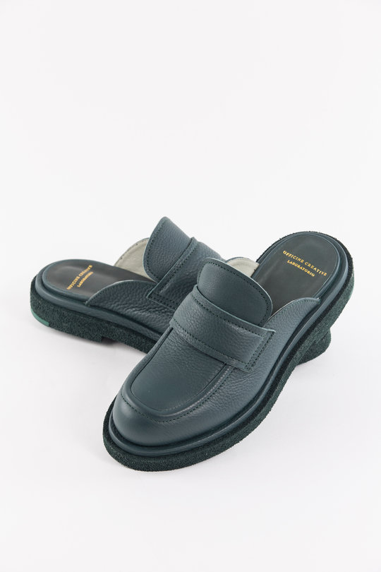 Schuhe Tonal 013_S Lindos dark green, Officine Creative