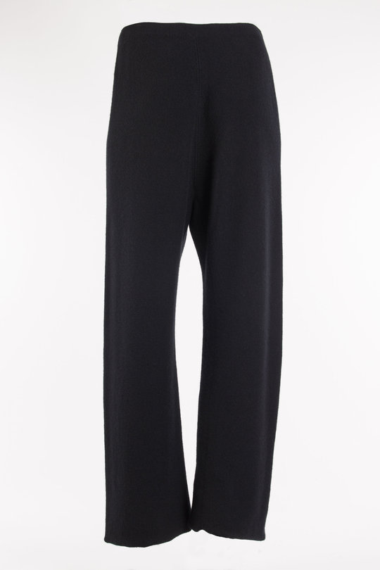 Hose 46_YPN306_C2 Extra Wide Zip Seam Pant black, Label Under Construction
