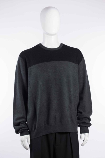 Pullover W26203 bf r neck sweater patch multi, Frenckenberger