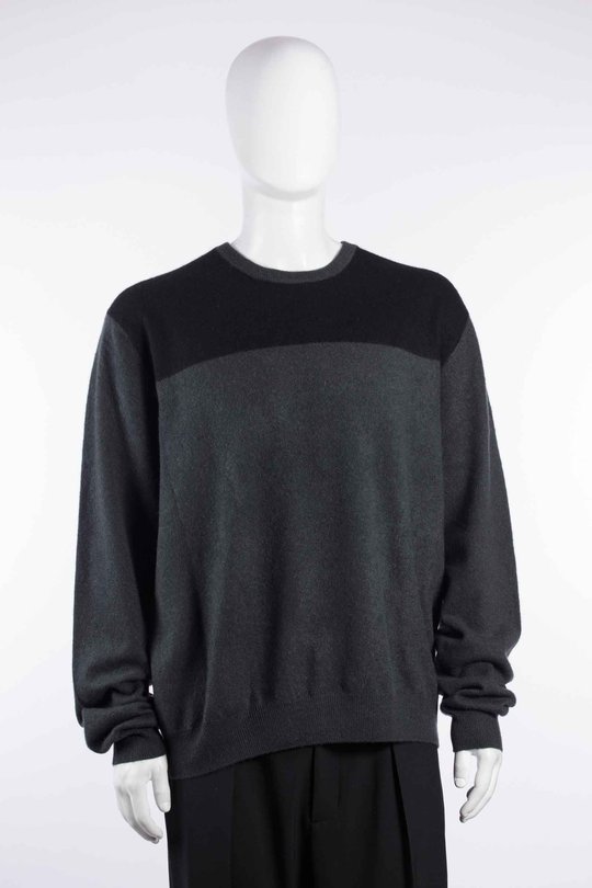 Pullover W26203 bf r neck sweater patch multi, Frenckenberger