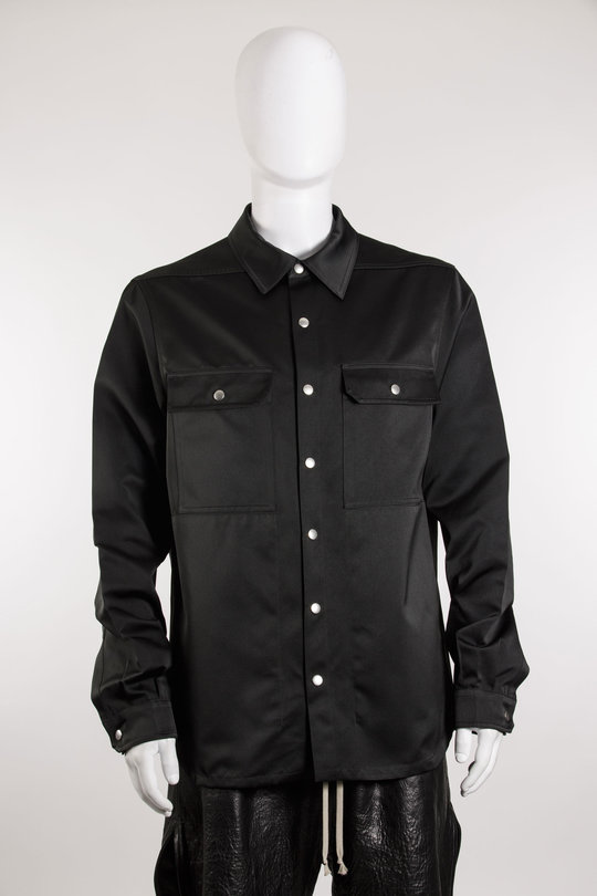 Hemd Outershirt RU01F2729 black, Rick Owens