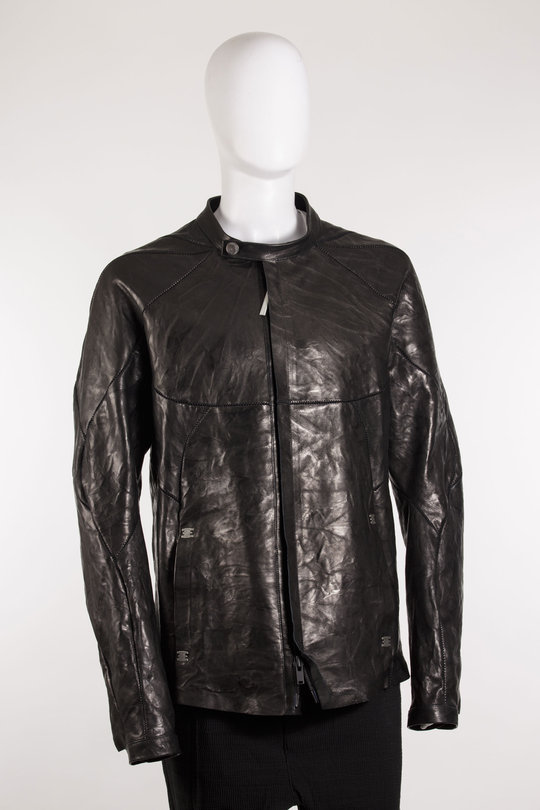 Lederjacke Musculaire Crasse Pouille black, Isaac Sellam