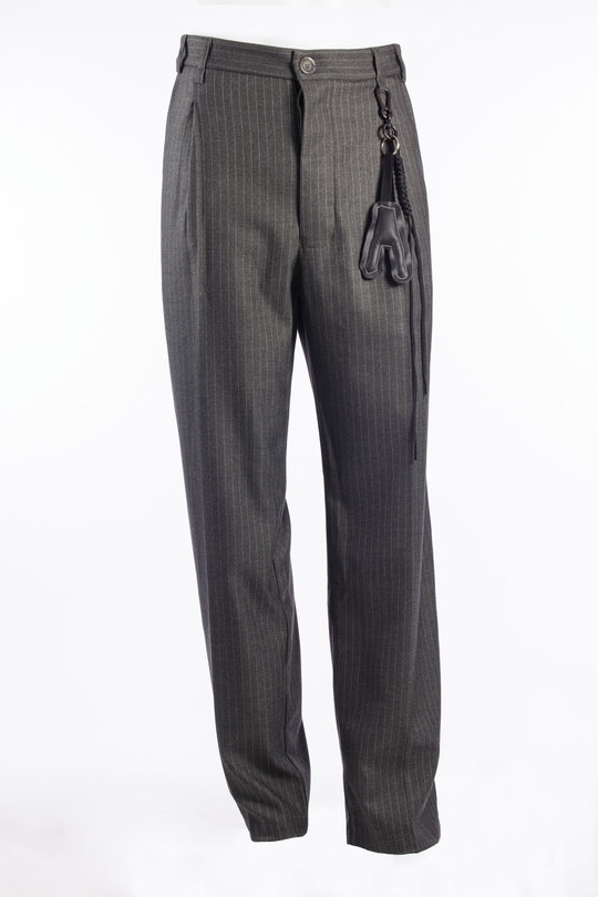 Hose 262_MPT084_FLNSCHA LOOSE PLEATED PANT grey, SONG FOR THE MUTE