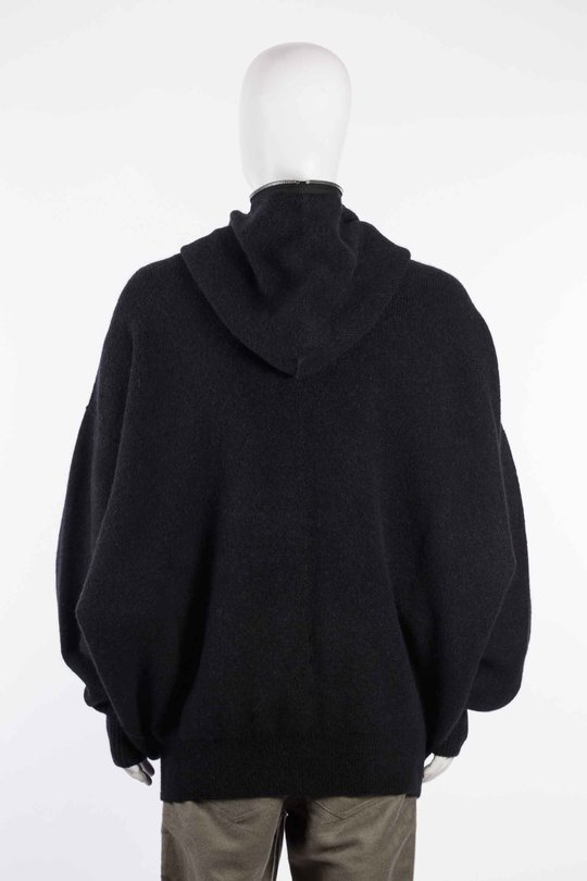 Jacke RU02F4687 KWP GIM HUN HOODIE black, Rick Owens
