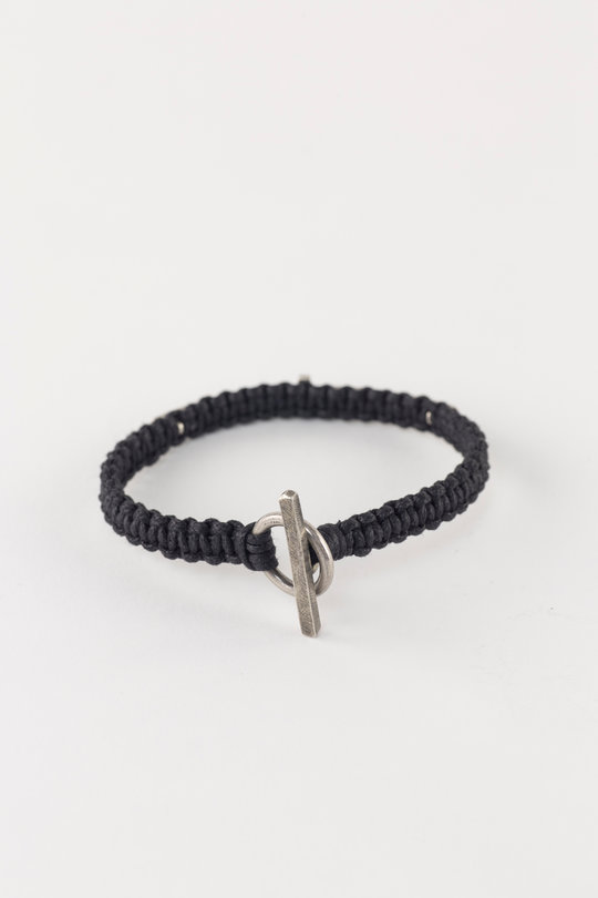 Armband Cross bar macrame bracelet, Tobias Wistisen