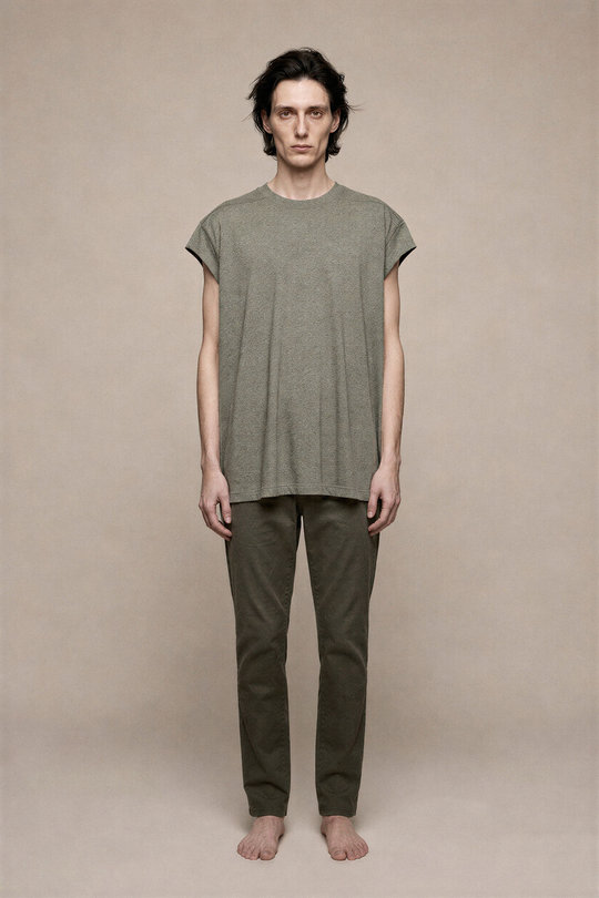 Tanktop RU02F4255 JGM Rick S JUMBO SS T grey melange, Rick Owens