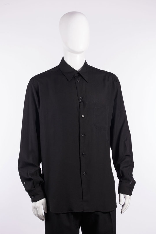 Hemd HW-B83-250-2 black, Yohji Yamamoto